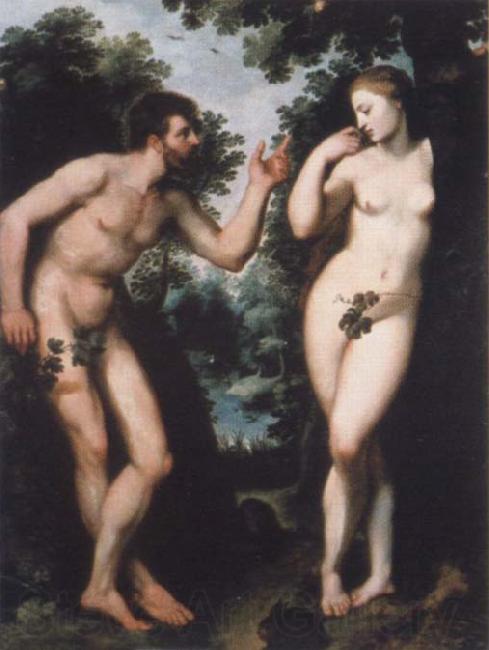 Peter Paul Rubens Adam and Eve Norge oil painting art